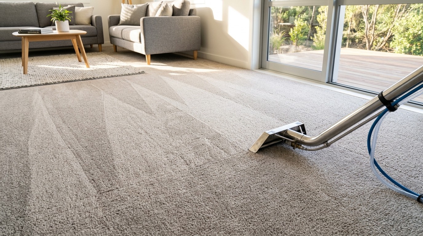 Clean fresh restored carpet after JC Carpet service